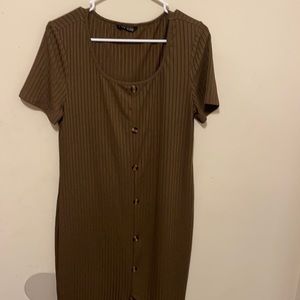 Long brown dress